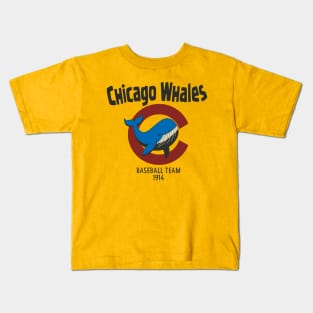 Defunct Chicago Whales Baseball Team Kids T-Shirt